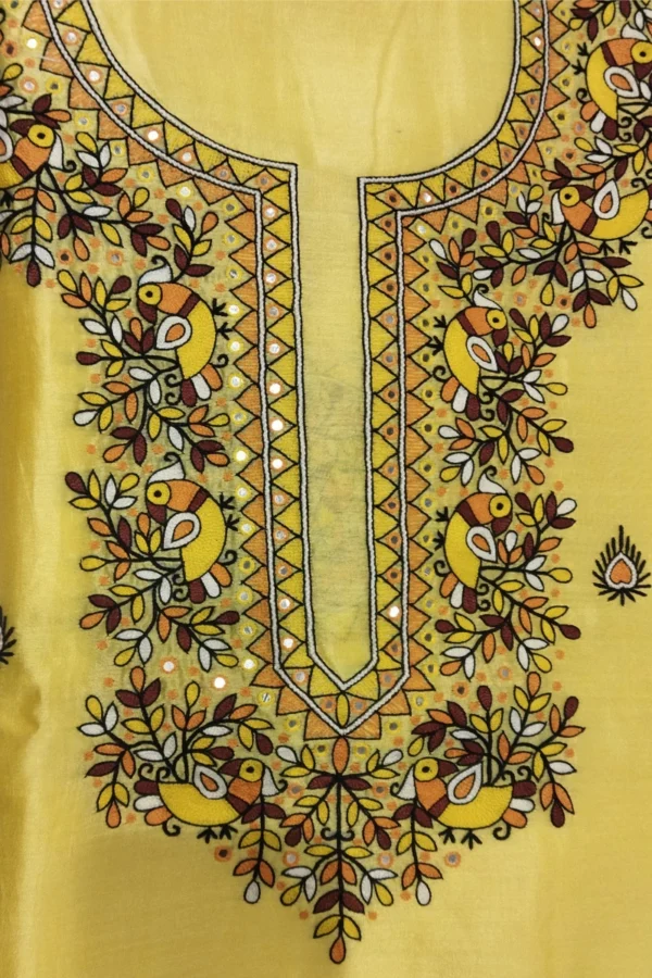 Chanderi Madhubani Weave Suit