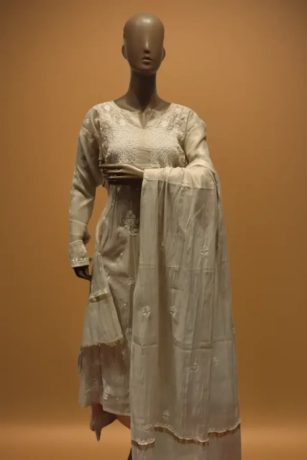 Chikankari Gown