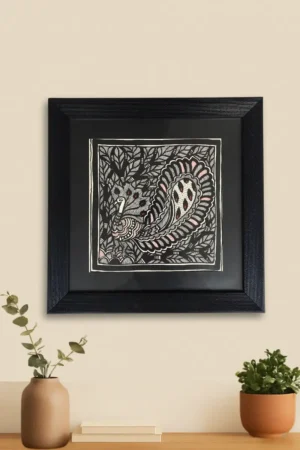 indian madhubani painting by kaarigar