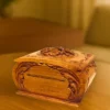 Walnut wood secret jewelry box by kaarigar handicrafts