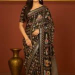 chanderi kalamkari saree by kaarigar