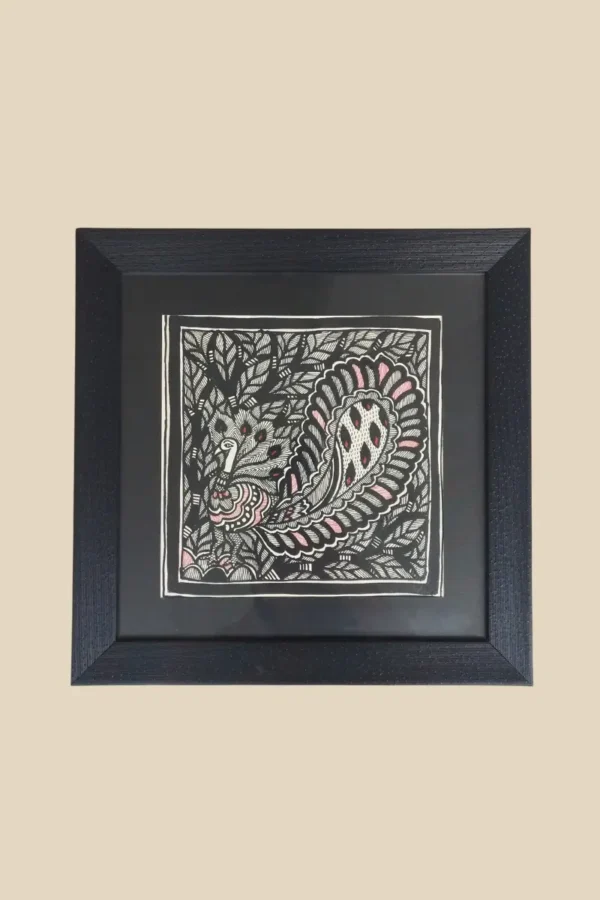 indian madhubani painting by kaarigar handicraft