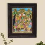 tanjore painting ram darbar by kaarigar