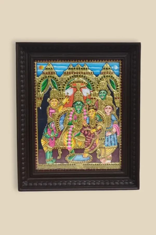 tanjore-painting-ram-darbar by kaarigar brand