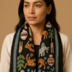 Kantha Stole by Kaarigar