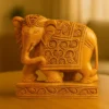 Pure kadam wood elephant by kaarigar handicraft made by skilled artisans or karigar