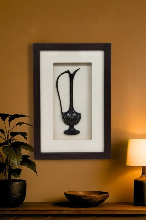 Bidri Qhamaraqi Vase also known as khamaraki