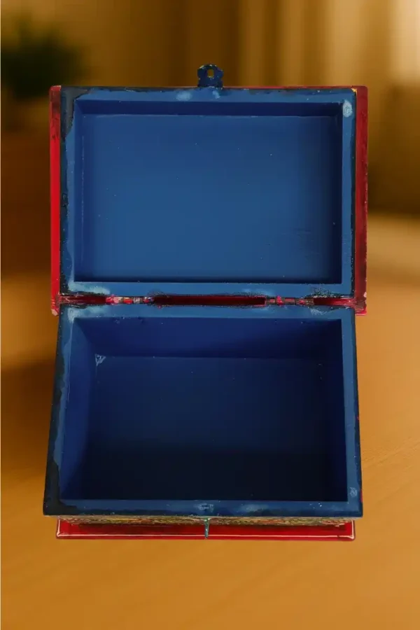 eco friendly mango wood cone art box by kaarigar