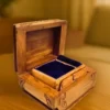 Walnut wood secret jewelry box by kaarigar handicrafts